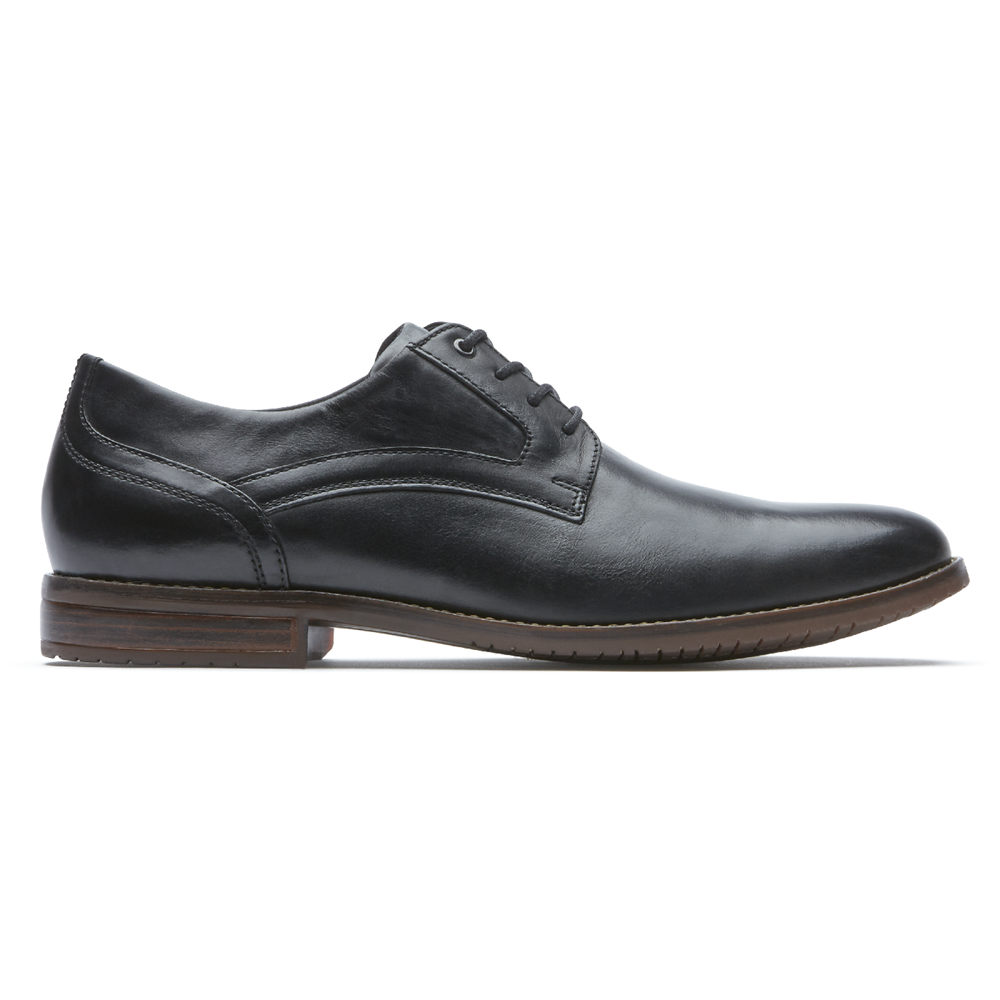 Rockport Oxfords Herre Svart - Style Purpose 3 Plain Toe - ATDH52368